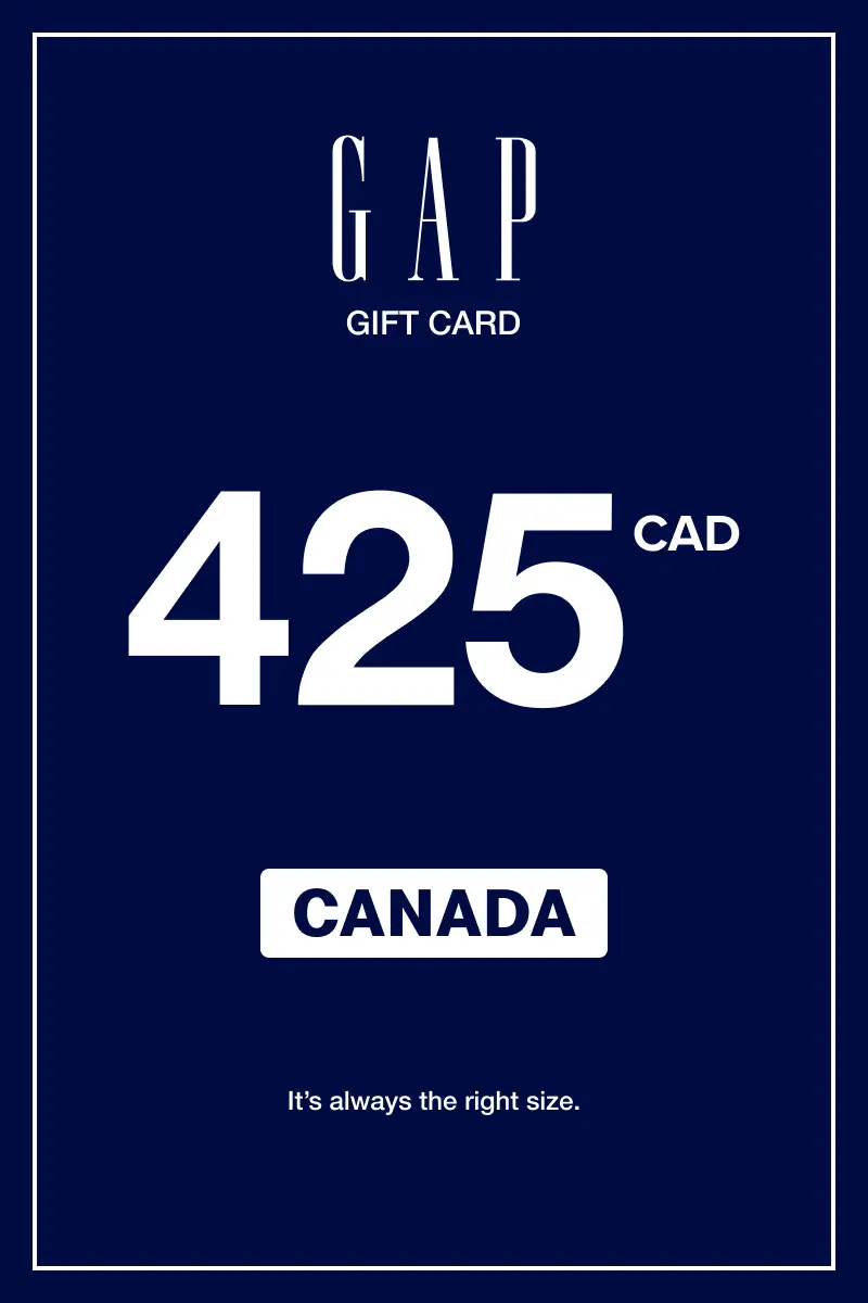 Gap 425 CAD Gift Card (Canada) - Digital Key