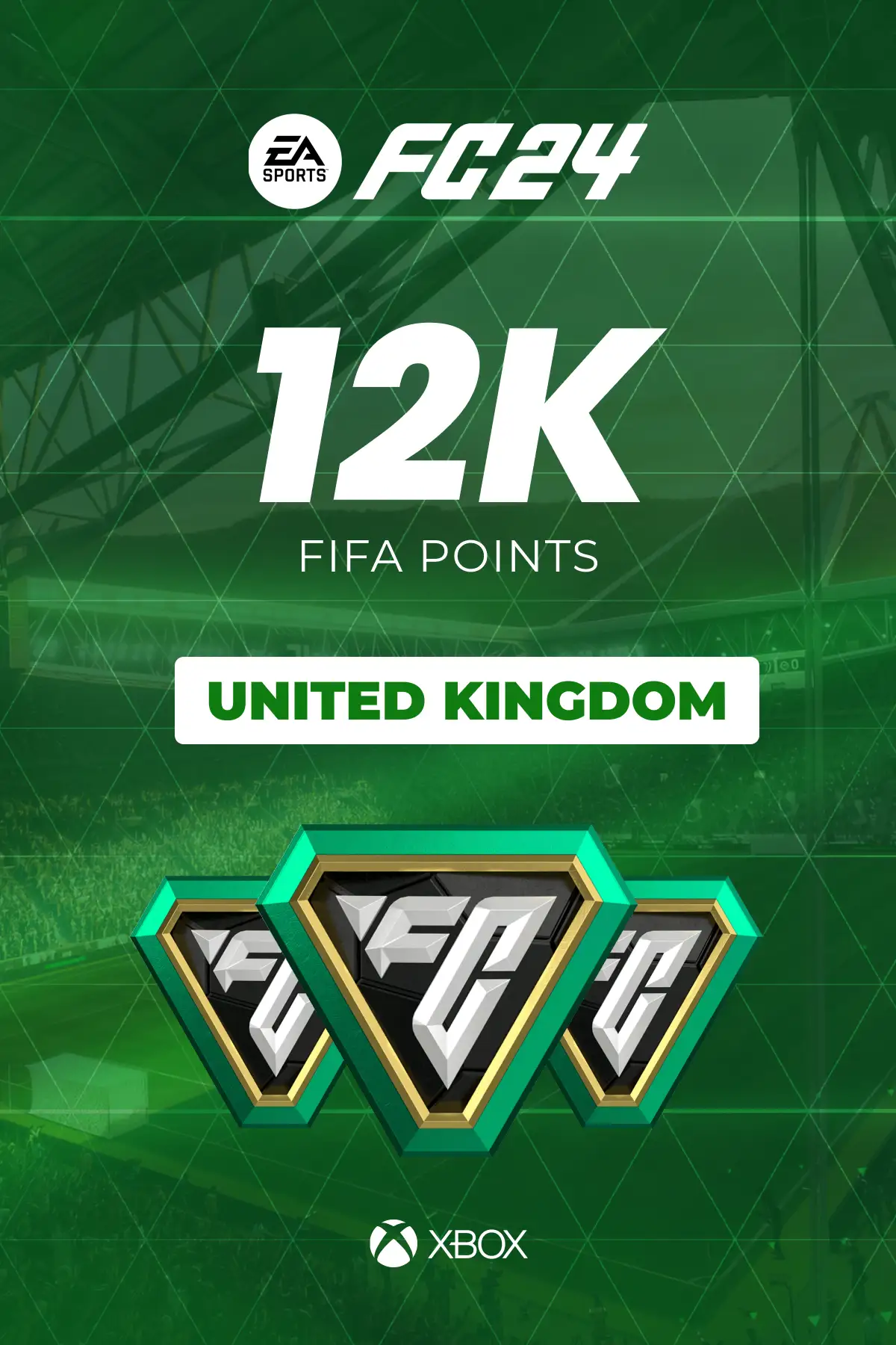 EA SPORTS FC 24 - 12000 FC Points (United Kingdom) (Xbox One / Xbox Series X|S) - Xbox Live - Digital Key