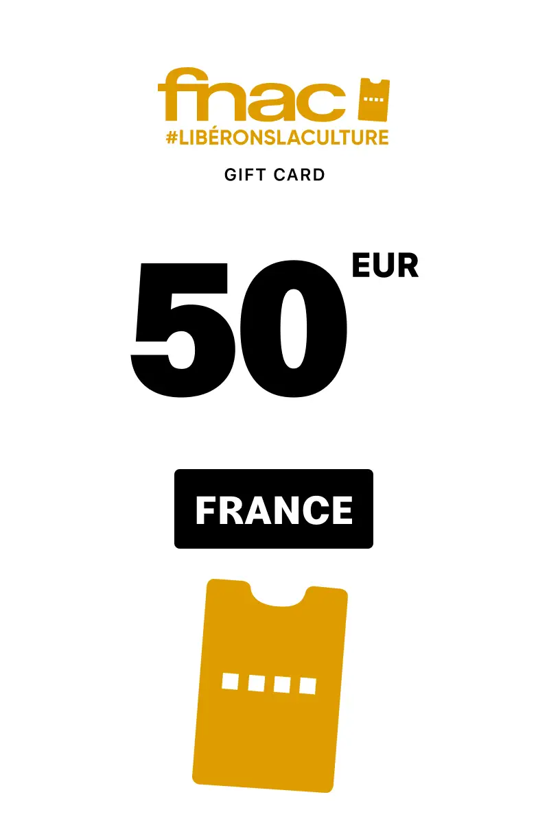 Fnac Billetterie 50 EUR Gift Card (France) - Digital Key