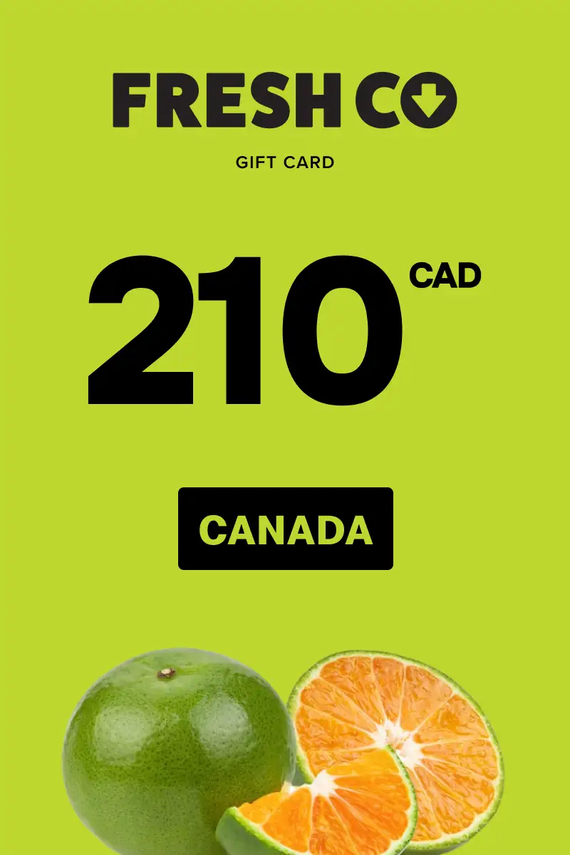 FreshCo 210 CAD Gift Card (Canada) - Digital Key