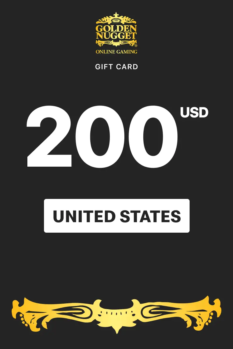 Golden Nugget Casino 200 USD Gift Card (United States) - Digital Key