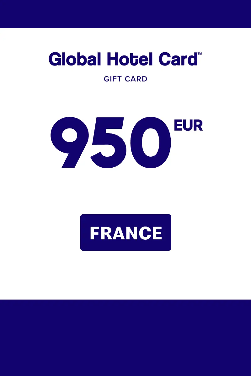Global Hotel Card 950 EUR Gift Card (France) - Digital Key