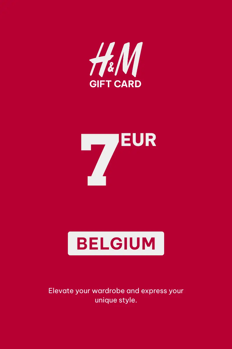 HandM 7 EUR Gift Card (Belgium) - Digital Key