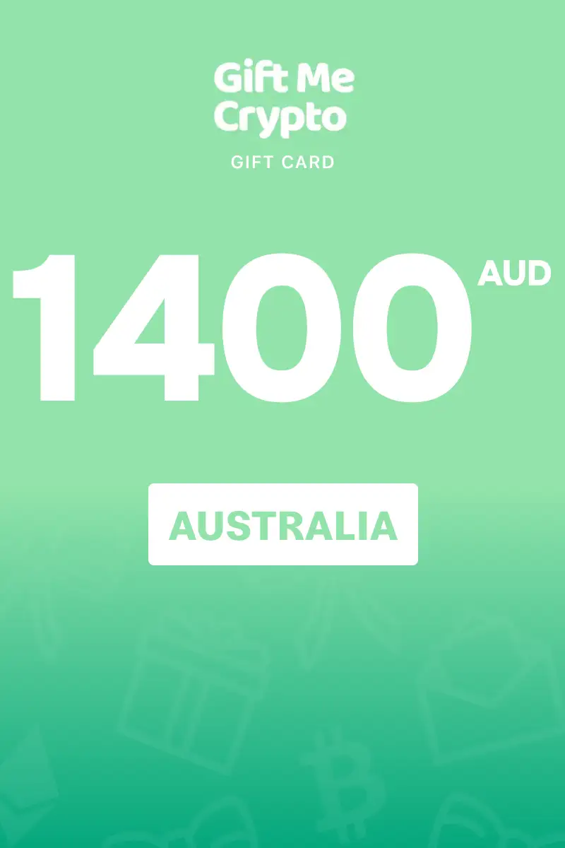 Gift Me Crypto 1400 AUD Gift Card (Australia) - Digital Key