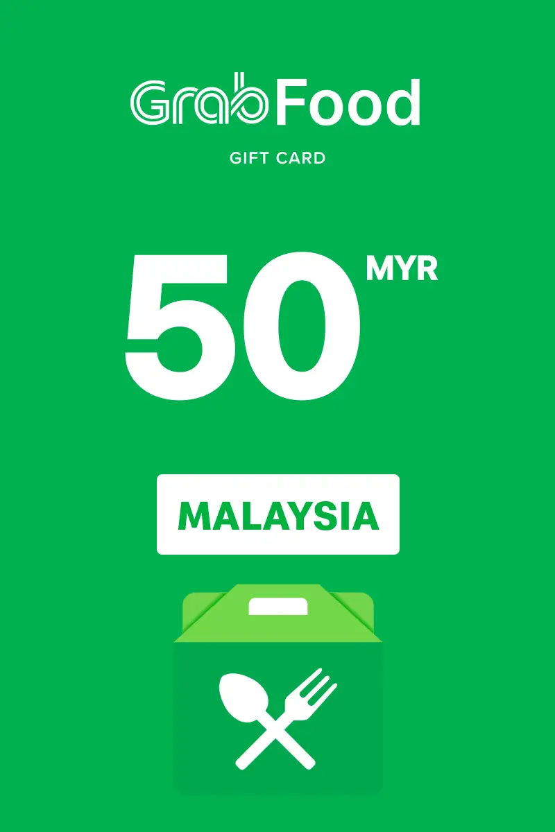 Grab Food 50 MYR Gift Card (Malaysia) - Digital Key