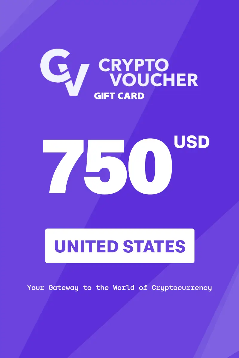 Crypto Voucher 750 USD Gift Card (United States) - Digital Key