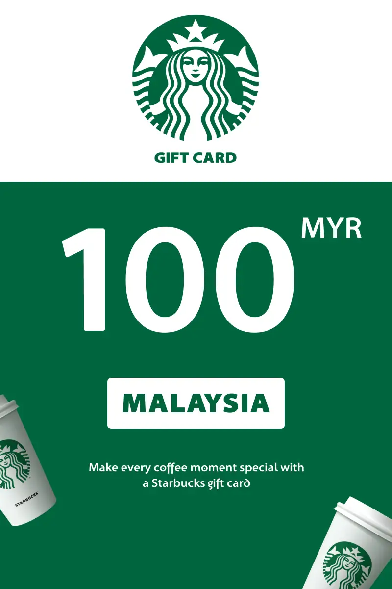 Starbucks 100 MYR Gift Card (Malaysia) - Digital Key
