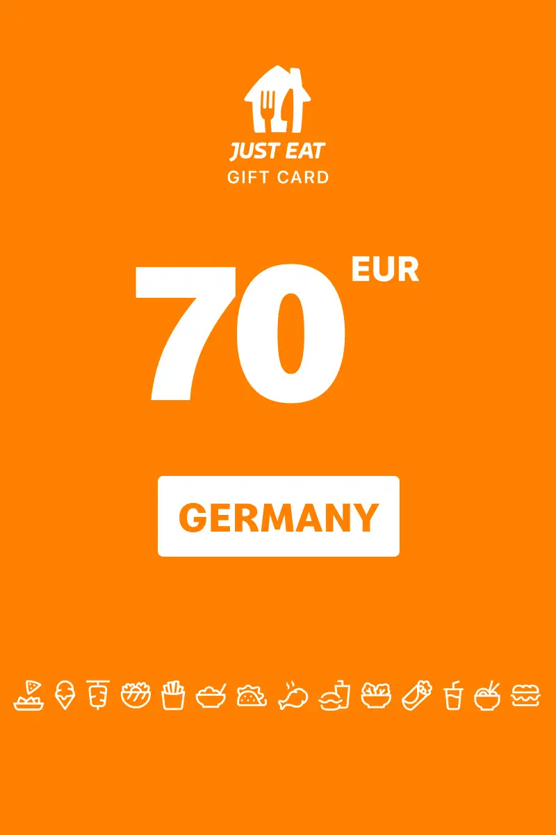 Lieferando (Just Eat) 70 EUR Gift Card (Germany) - Digital Key