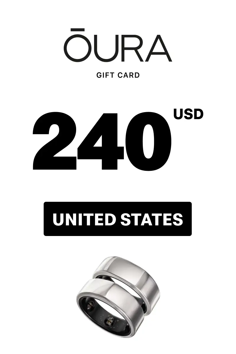 Oura Ring 240 USD Gift Card (United States) - Digital Key