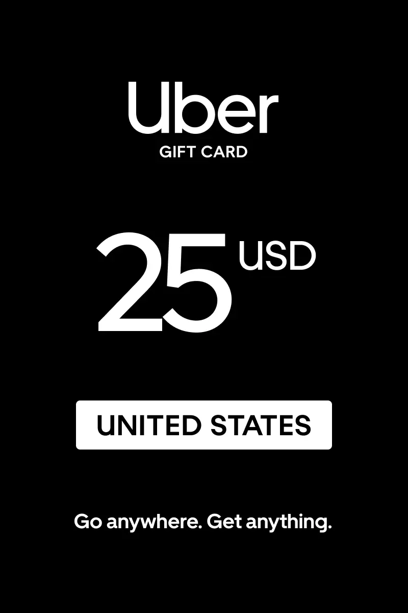 Uber 25 USD Gift Card (United States) - Digital Key