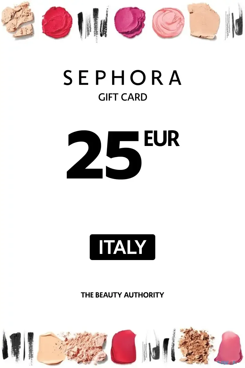Sephora 25 EUR Gift Card (Italy) - Digital Key afbeelding 1