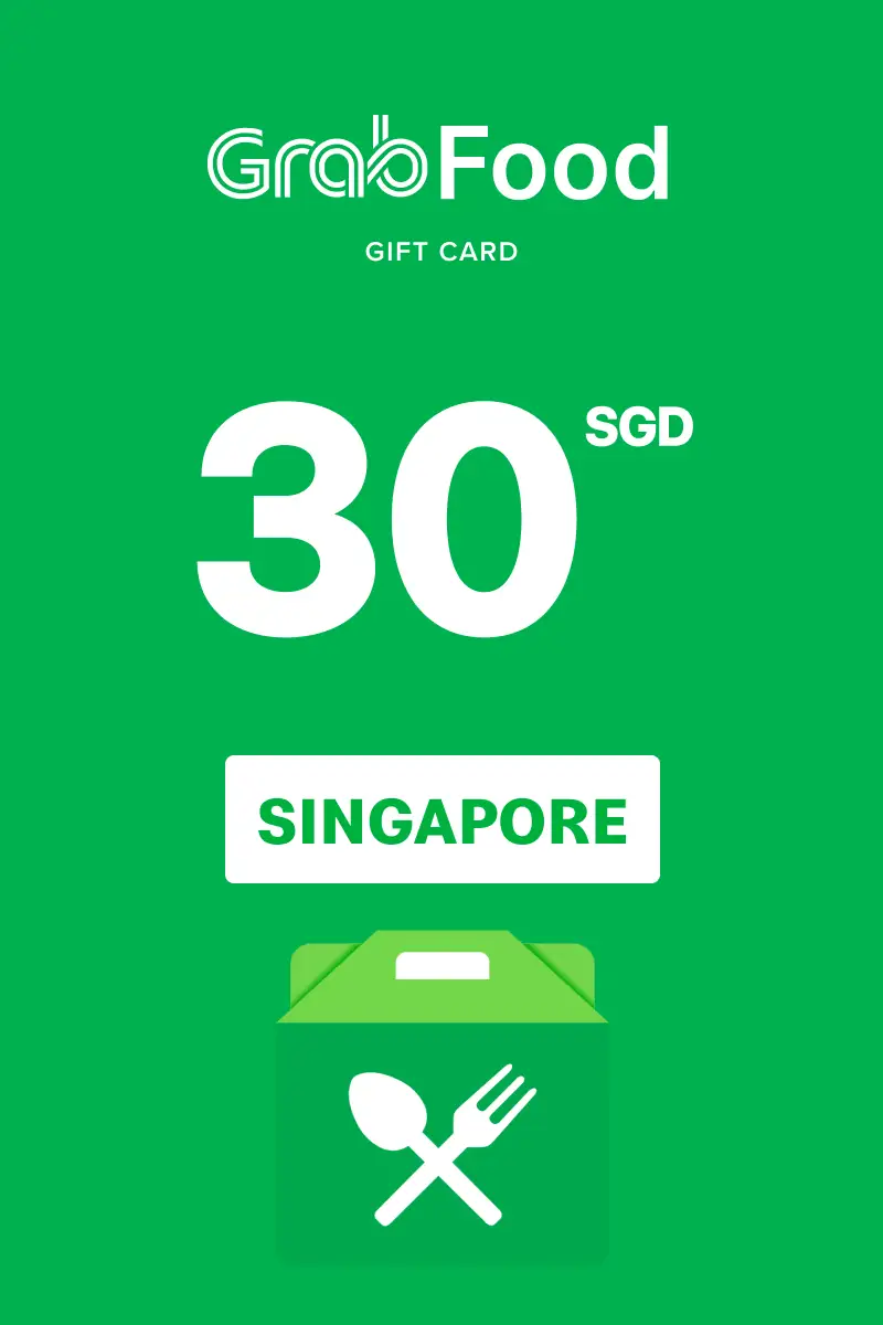 Grab Food 30 SGD Gift Card (Singapore) - Digital Key