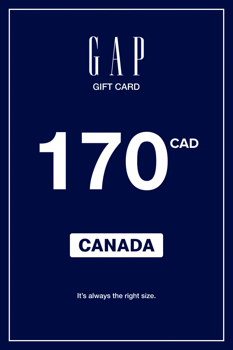 Gap 170 CAD Gift Card (Canada) - Digital Key
