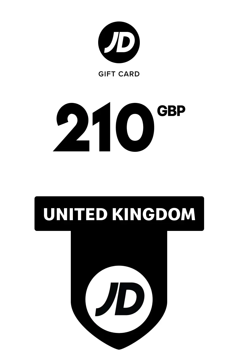 JD Sports 210 GBP Gift Card (United Kingdom) - Digital Key
