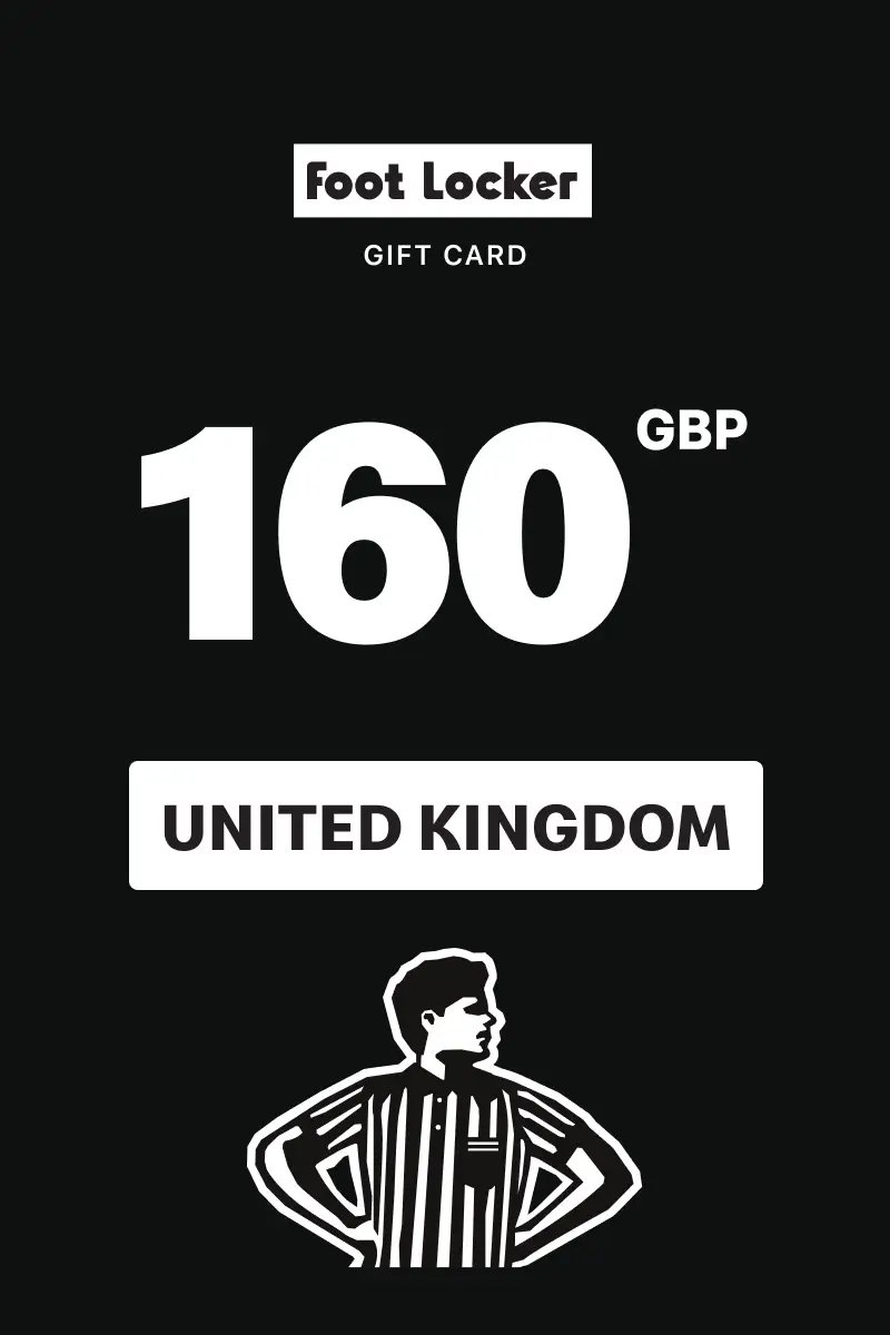 Foot Locker 160 GBP Gift Card (United Kingdom) - Digital Key