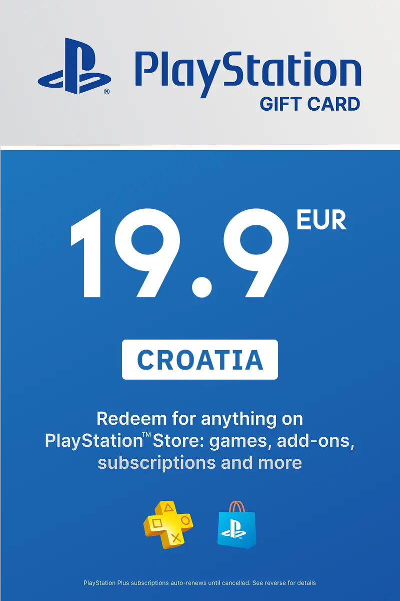 PlayStation Store 19.90 EUR Gift Card (Croatia) - Digital Key