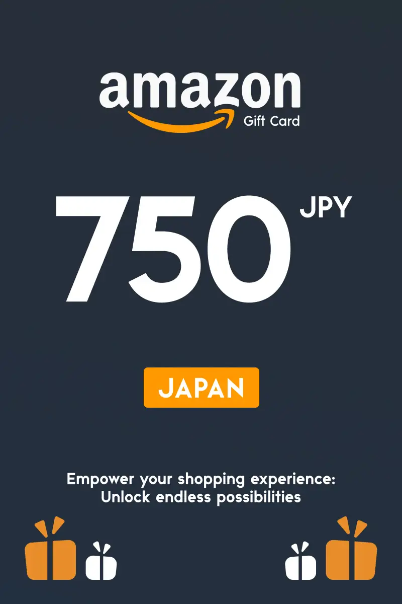 Amazon 750 JPY Gift Card (Japan) - Digital Key