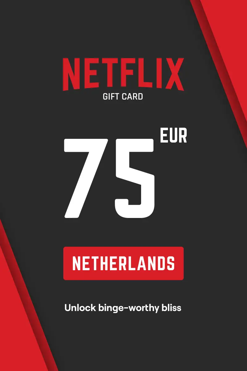 Netflix 75 EUR Gift Card (Netherlands) - Digital Key