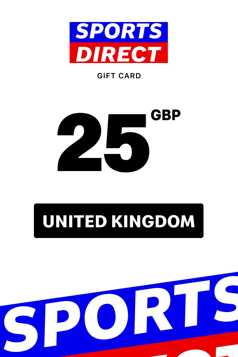 Sports Direct 25 GBP Gift Card (United Kingdom) - Digital Key