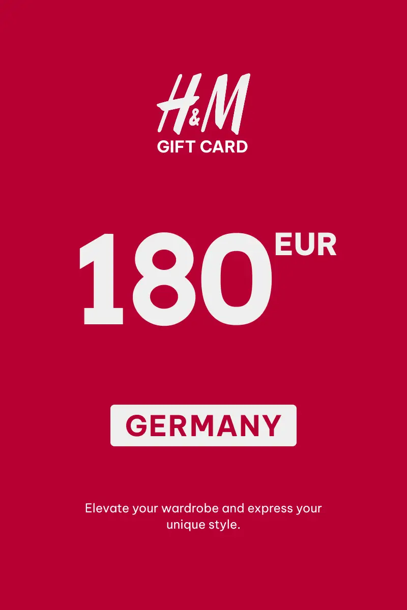 HandM 180 EUR Gift Card (Germany) - Digital Key