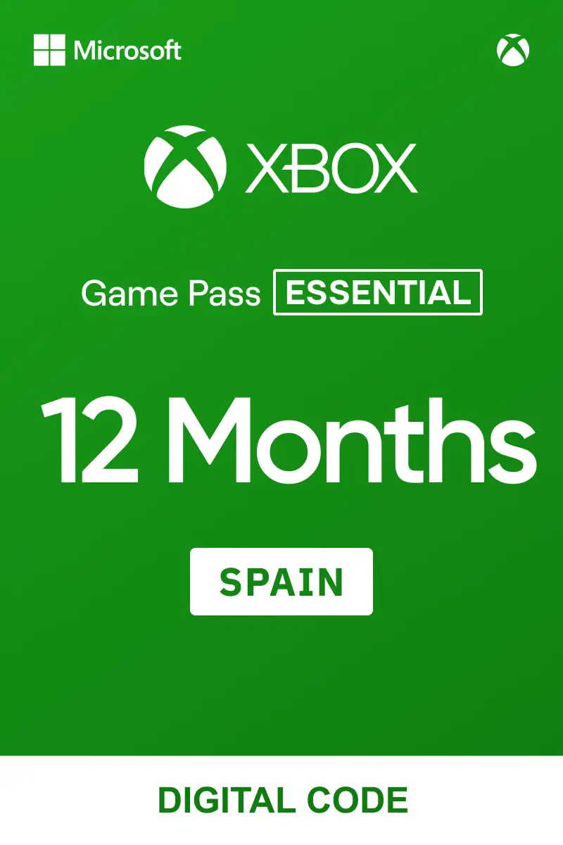 Xbox Game Pass Core (Essential) 12 Months (Spain) - Xbox Live - Digital Key