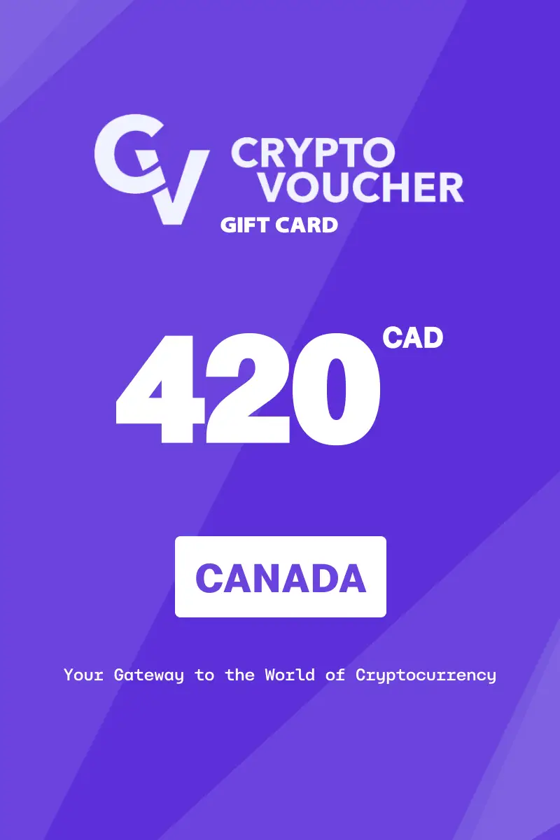 Crypto Voucher 420 CAD Gift Card (Canada) - Digital Key