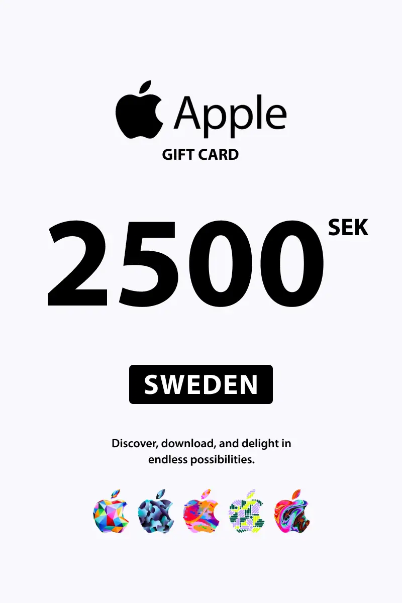 Apple 2500 SEK Gift Card (Sweden) - Digital Key