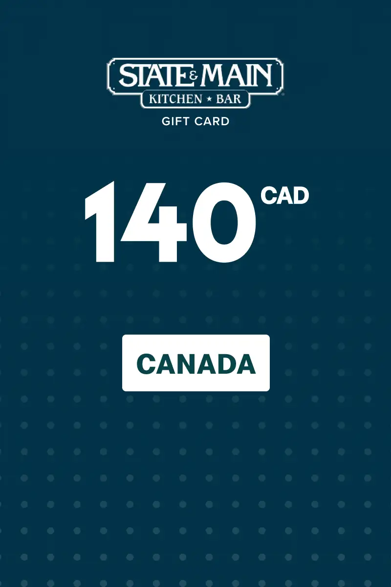 State and Main 140 CAD Gift Card (Canada) - Digital Key