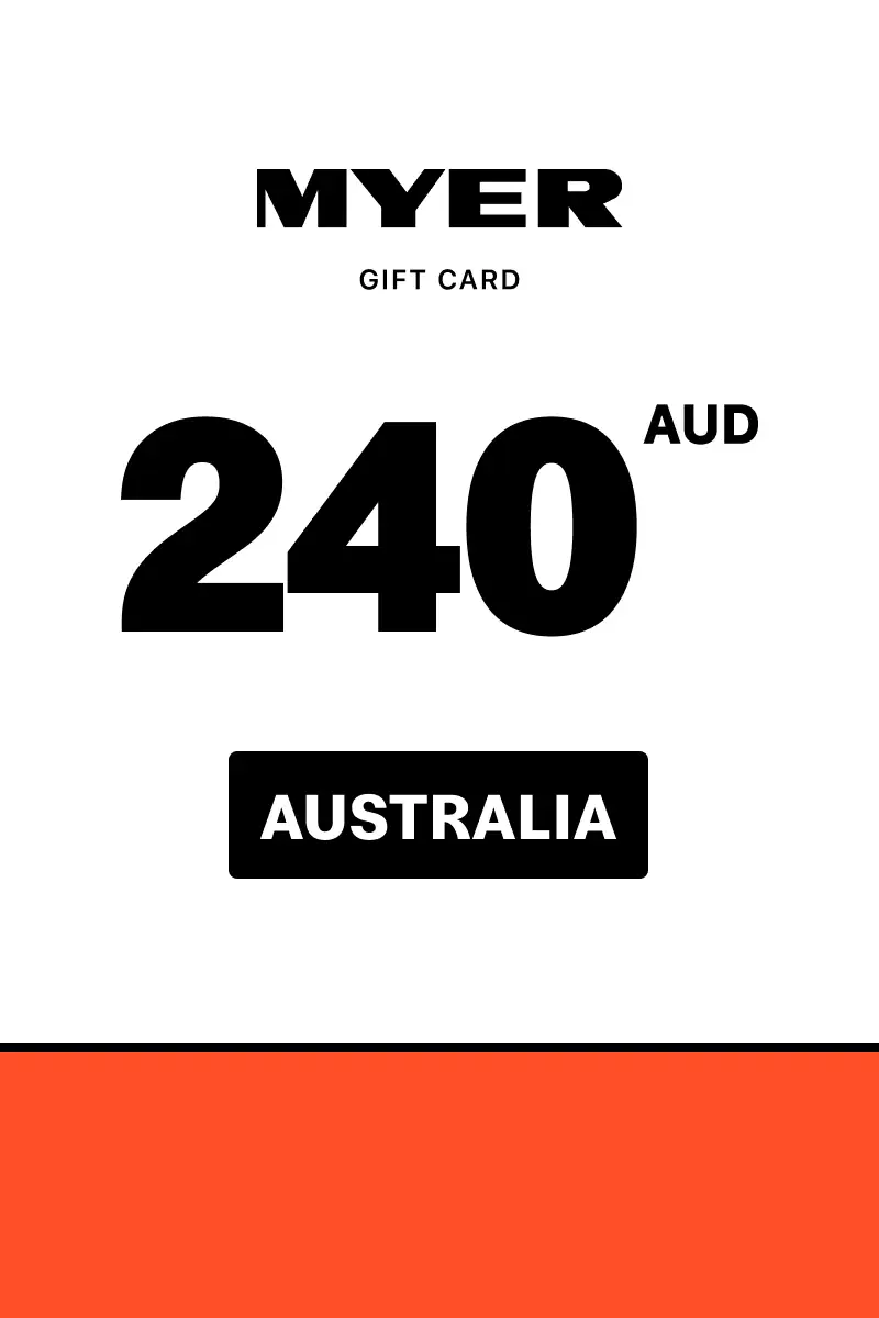 Myer 240 AUD Gift Card (Australia) - Digital Key
