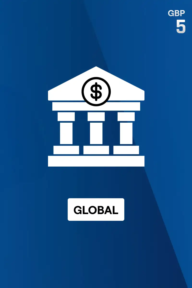 Rewarble Bank Transfer 5 GBP Gift Card (Global) - Rewarble - Digital Key