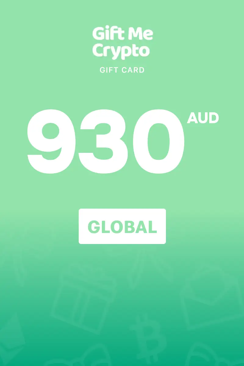 Gift Me Crypto 930 AUD Gift Card (Global) - Digital Key