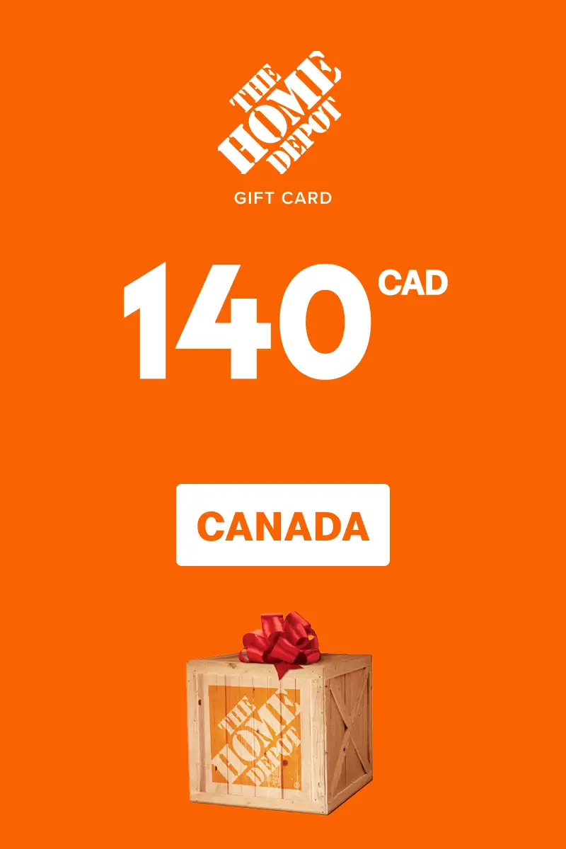 Home Depot 140 CAD Gift Card (Canada) - Digital Key