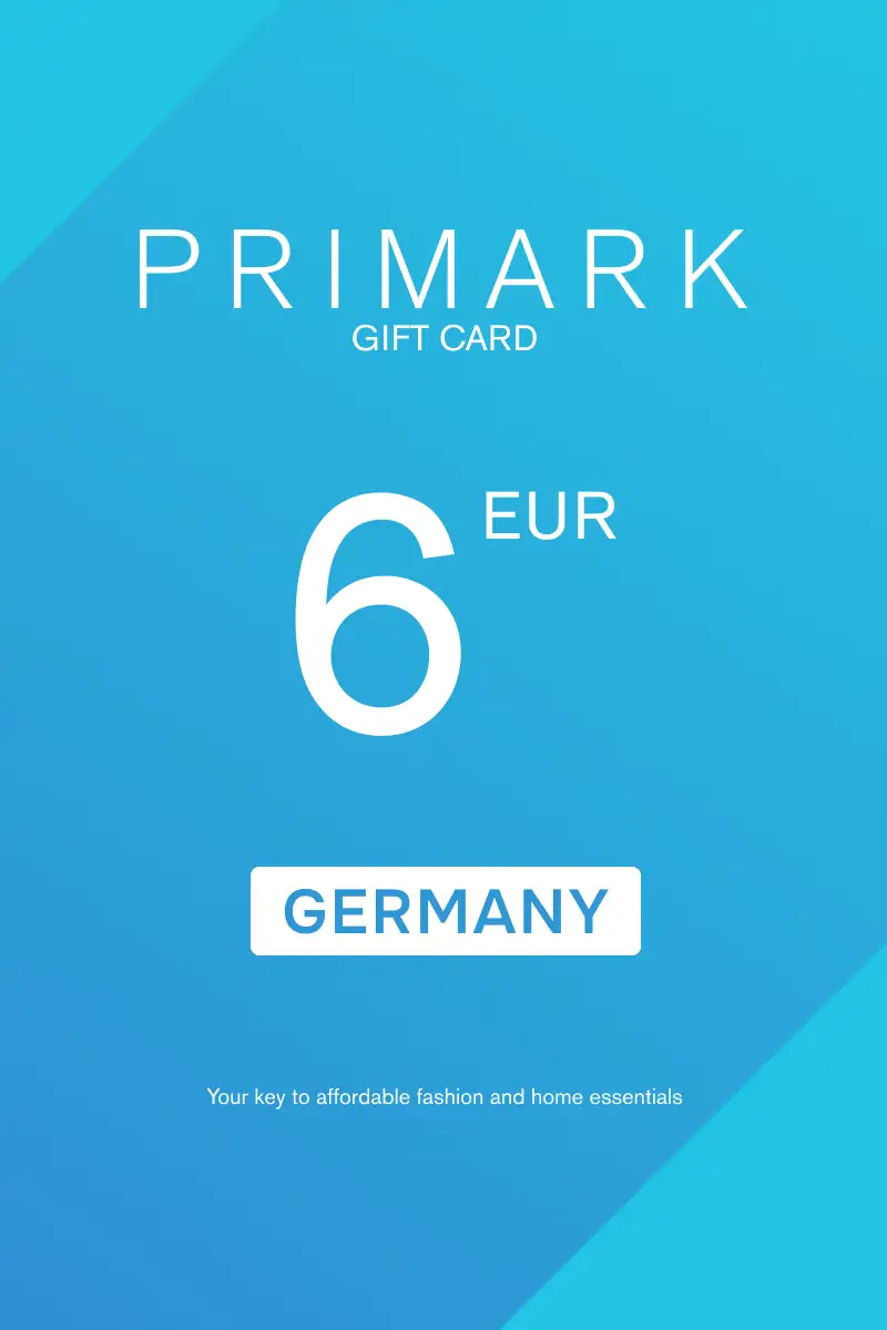 Primark 6 EUR Gift Card (Germany) - Digital Key