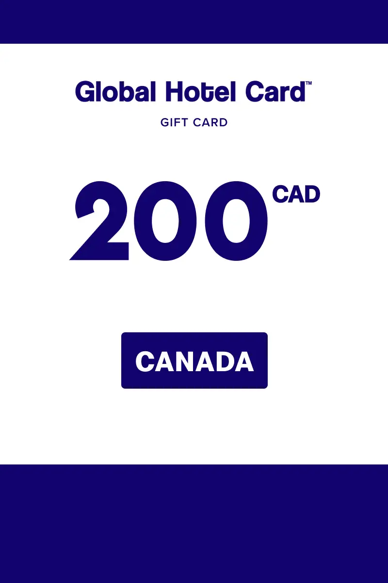 Global Hotel Card 200 CAD Gift Card (Canada) - Digital Key