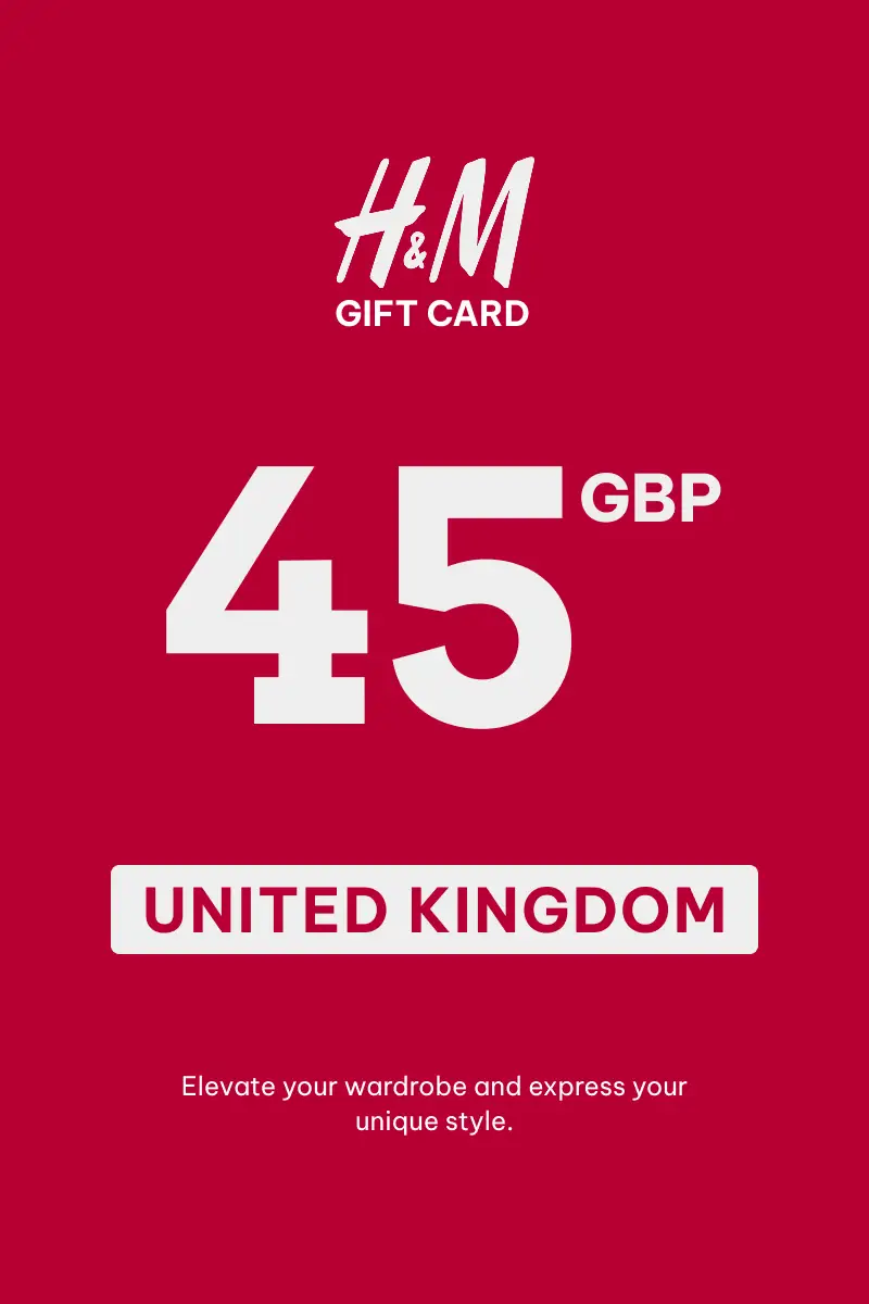 HandM 45 GBP Gift Card (United Kingdom) - Digital Key