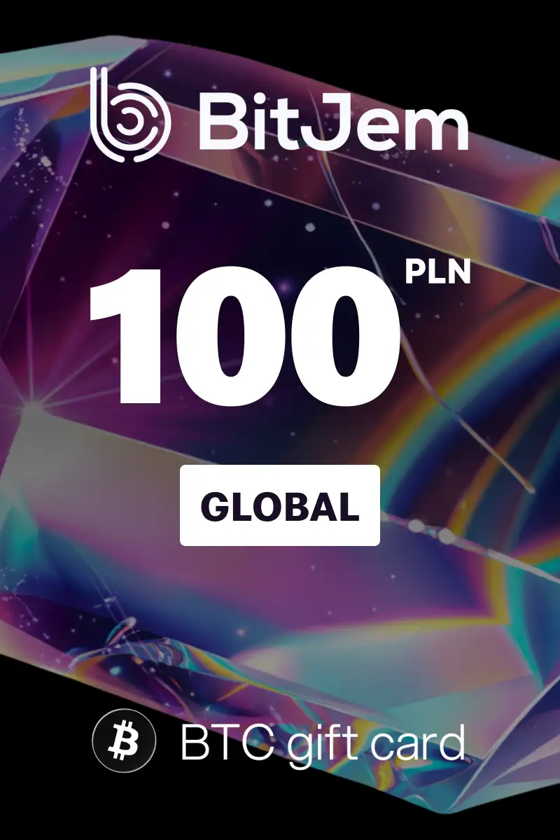 BitJem (BTC) 100 PLN Crypto Gift Card (Global) - Digital Key