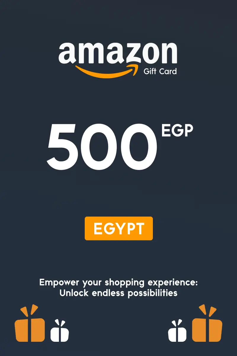 Amazon 500 EGP Gift Card (Egypt) - Digital Key