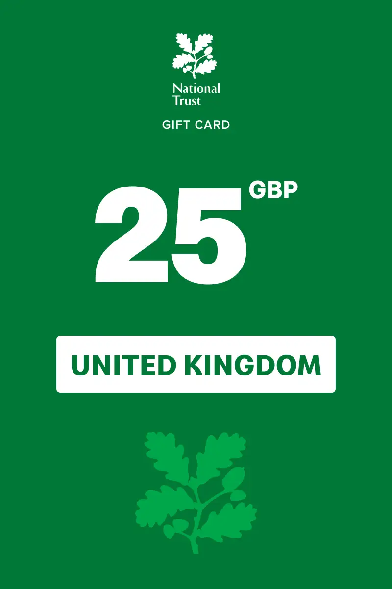 National Trust 25 GBP Gift Card (United Kingdom) - Digital Key