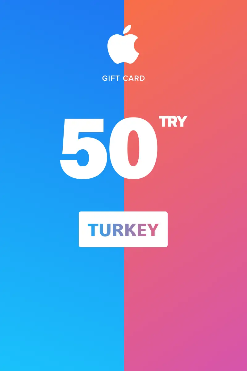 App Store and iTunes 50 TRY Gift Card (Turkey) - Digital Key