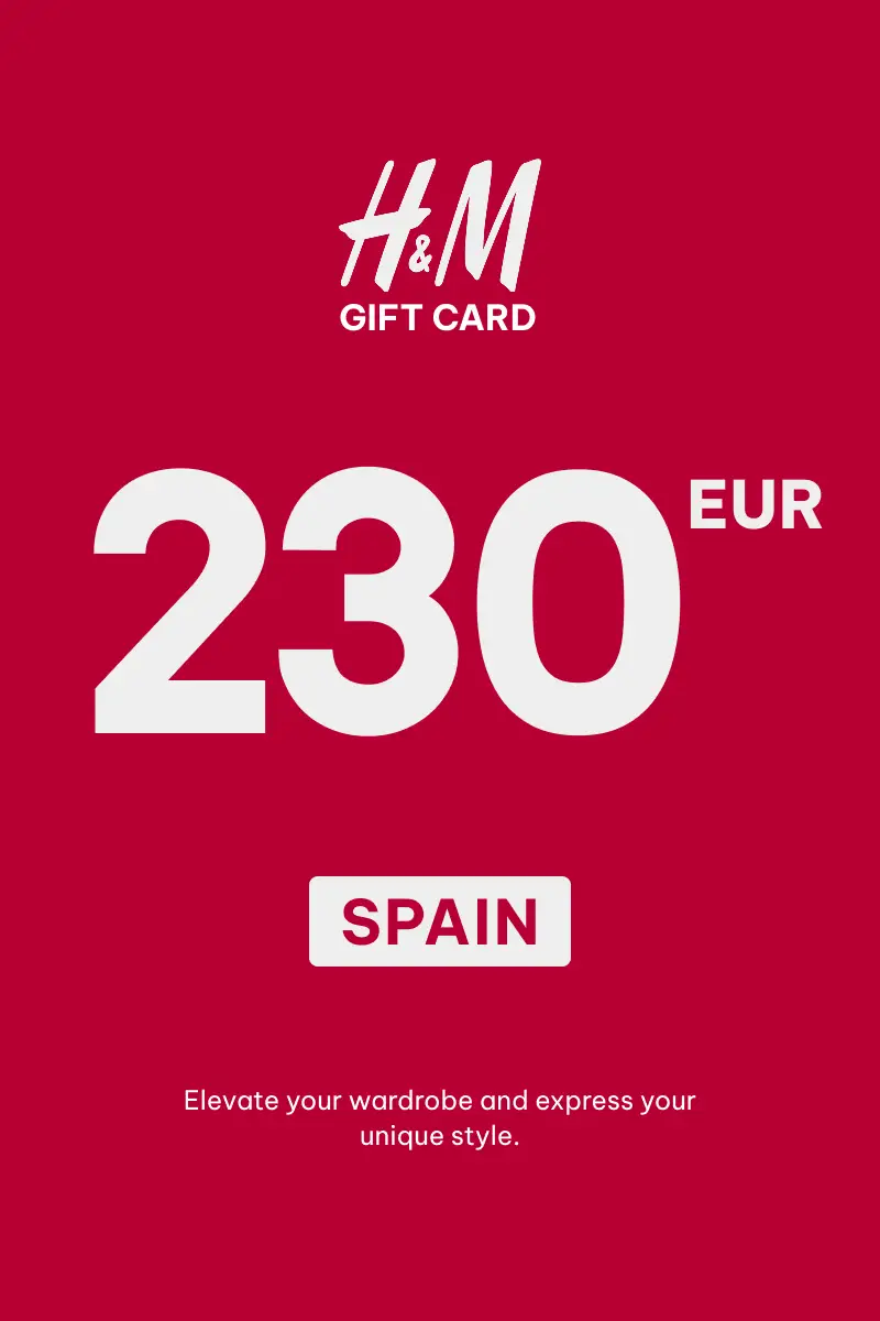 HandM 230 EUR Gift Card (Spain) - Digital Key