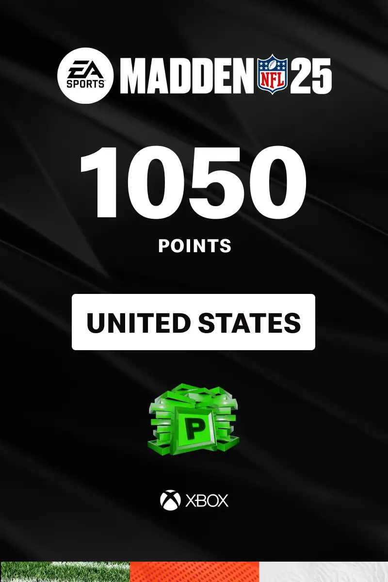 EA Sports Madden NFL 25 - 1050 Madden Points (United States) (Xbox One / Xbox Series X|S) - Xbox Live - Digital Key