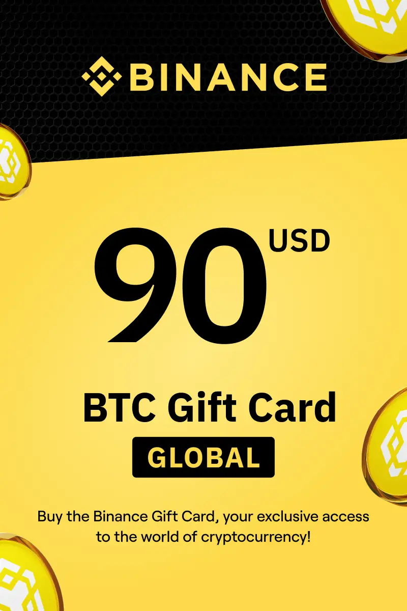 Binance (BTC) 90 USD Gift Card (Global) - Digital Key