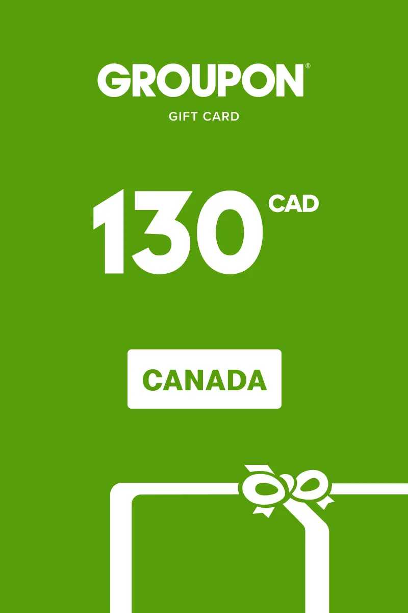 Groupon 130 CAD Gift Card (Canada) - Digital Key