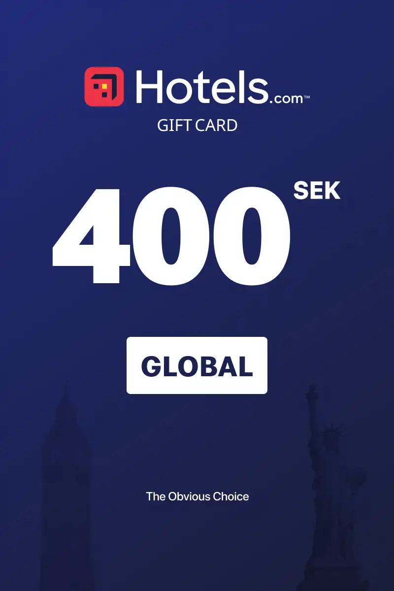 Hotels.com 400 SEK Gift Card (Global) - Digital Key