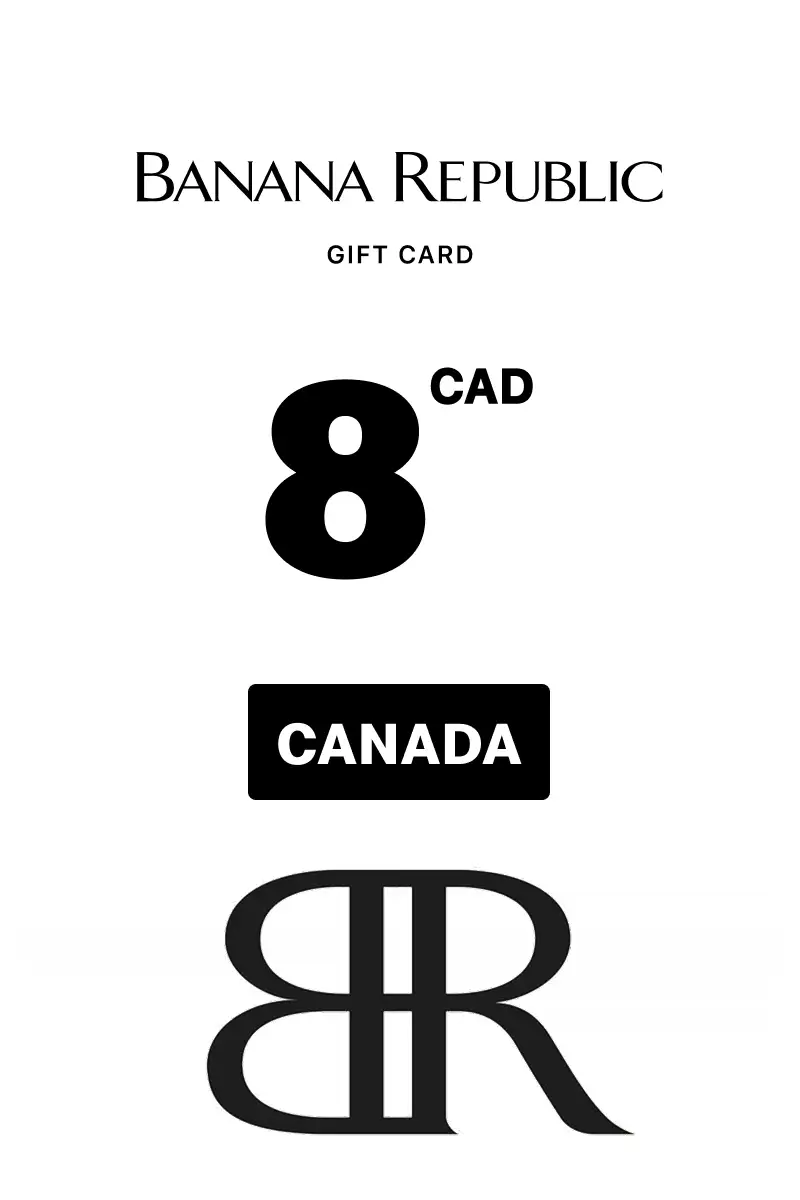 Banana Republic 8 CAD Gift Card (Canada) - Digital Key
