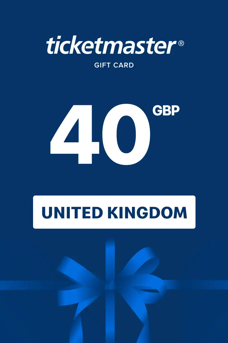 Ticketmaster 40 GBP Gift Card (United Kingdom) - Digital Key