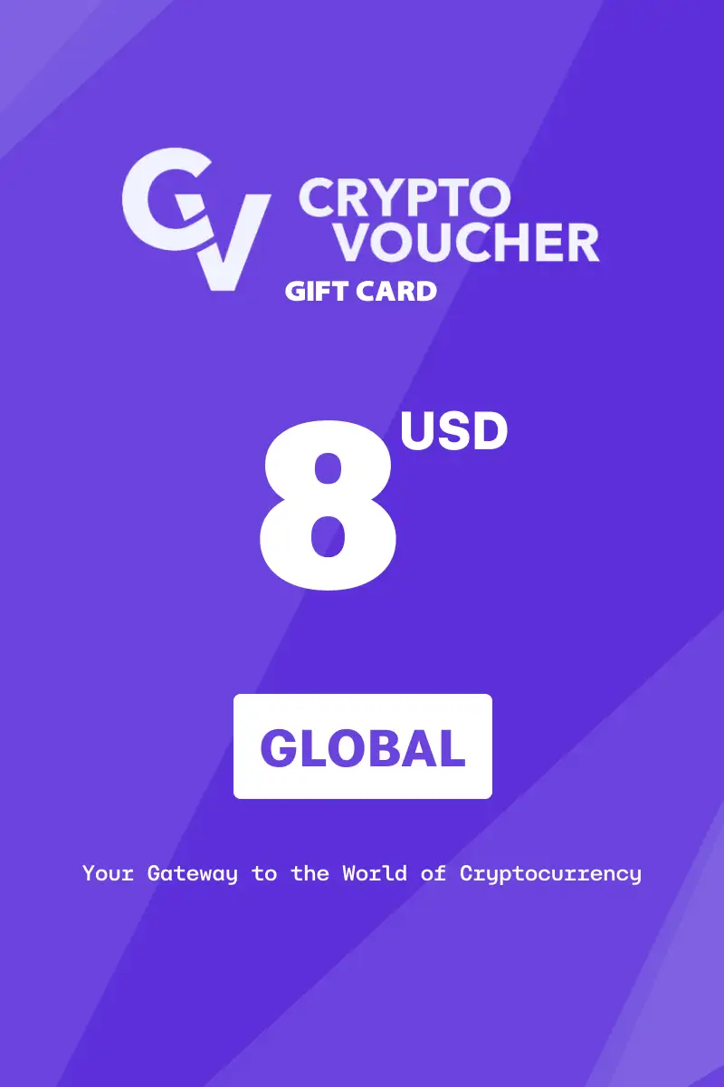 Crypto Voucher (USDC) 8 USD Gift Card (Global) - Digital Key