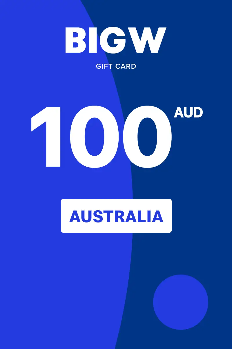 Big W 100 AUD Gift Card (Australia) - Digital Key