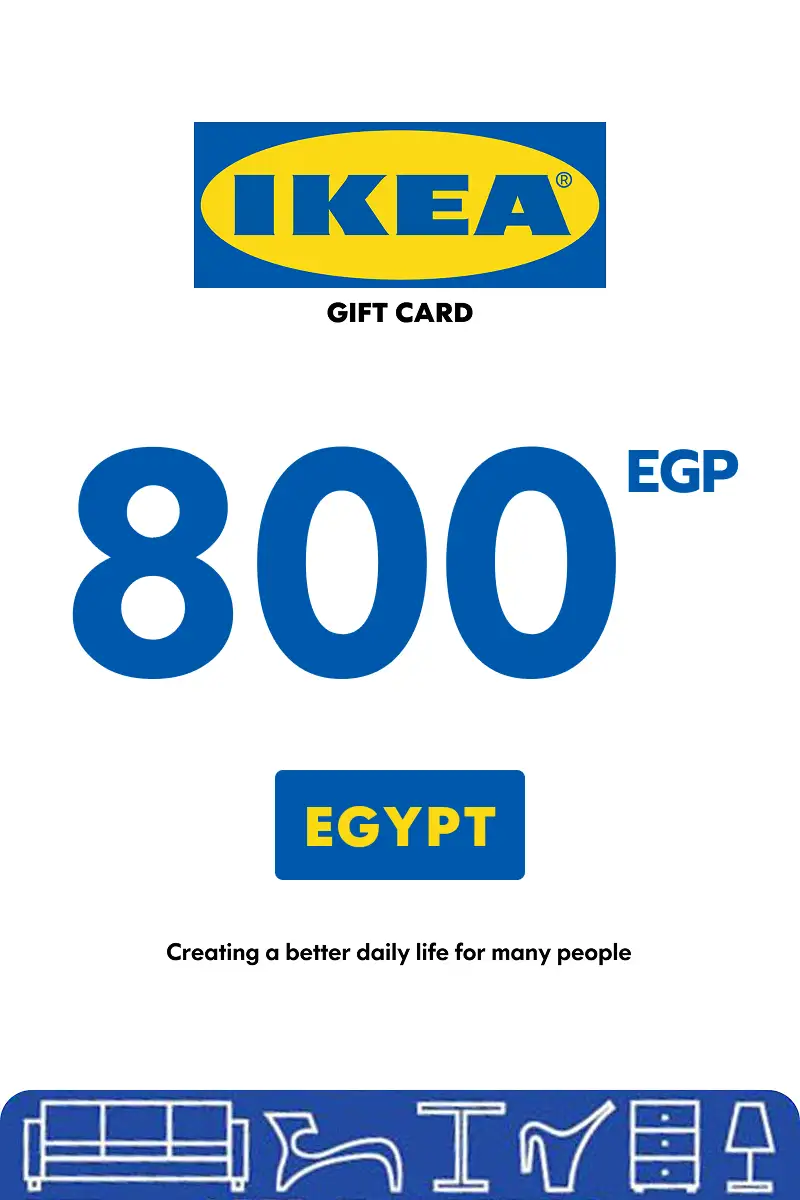 IKEA 800 EGP Gift Card (Egypt) - Digital Key