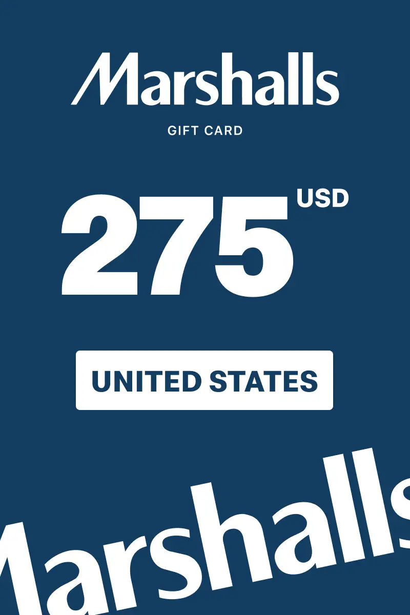 Marshalls 275 USD Gift Card (United States) - Digital Key
